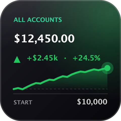 Account balance widget